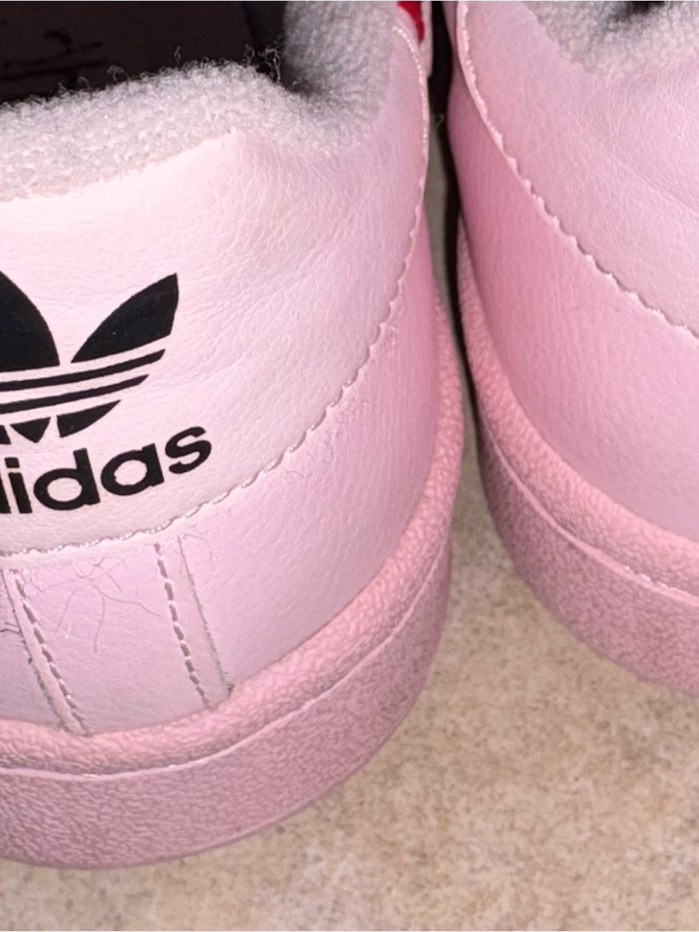adidas continental Women’s Light Pink Low-Top Sneakers size 7 - Picture 3 of 7